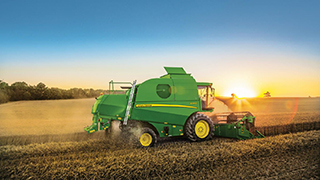 JOHN DEERE W 330 prébatteur
